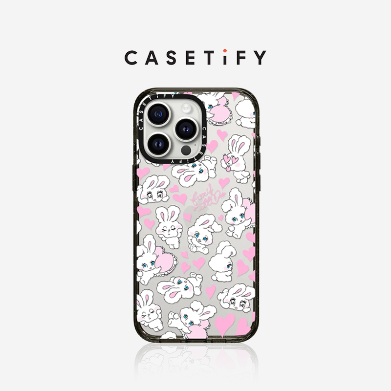 CASETiFY 爱心小兔foxy 适用于华为Mate60pro/iPhone15/14/13/Plus/Pro/Max防摔手机壳