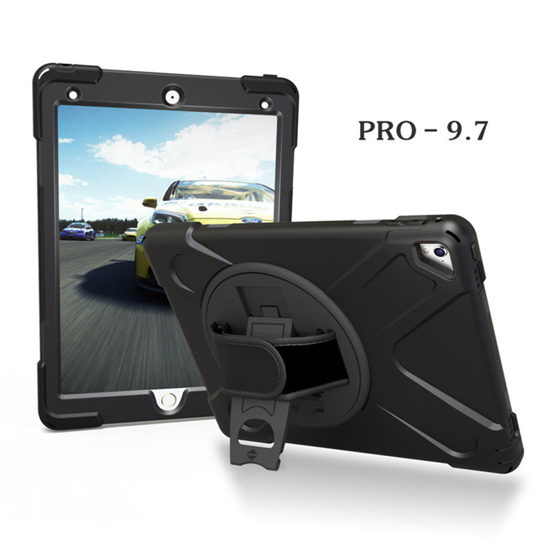 适用苹果iPad Pro 9.7寸2016款保护套平板电脑硅胶防摔壳支架手持