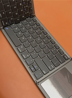 蓝牙键盘折叠迷你键盘三折无线商务键盘适用于mac笔记本ipad平板电脑触摸压感手势苹果华为小米手机超薄便携