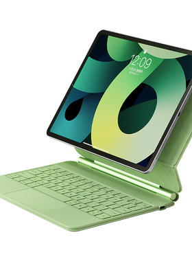 BOW 2024新款ipad妙控键盘适用苹果air6磁吸悬浮pro保护壳air4/5平替10.9寸平板电脑11寸保护套一体办公专用