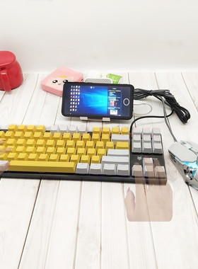 适用ios苹果ipad手机OTG键盘向日葵远程云电脑外设蓝牙鼠标转换器