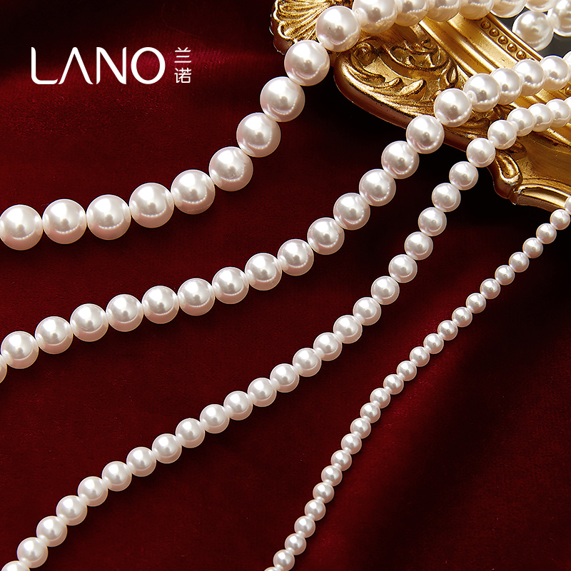 兰诺时尚珍珠项链2024年新款法式气质轻奢高级感优雅锁骨链配饰女
