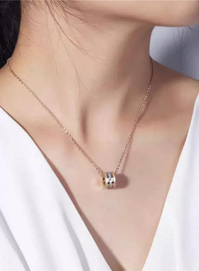 H【520送礼】钻石项链女轻奢时尚首饰品专柜礼盒送女友老婆礼物