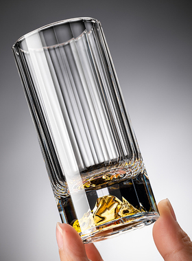 高档轻奢水晶玻璃二两白酒杯套装家用中式一两杯金山分酒器酒具