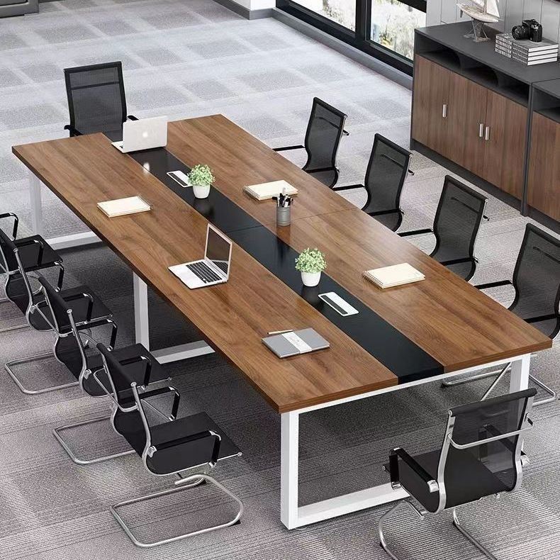 办公桌子会议桌简约现代员工办公桌椅组合会议室长条桌工作台特价
