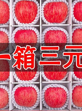 正宗陕西洛川苹果9斤新鲜孕妇水果红富士当季整箱脆甜特大10