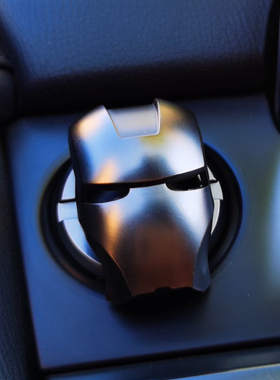 汽车内饰用品一键启动装饰贴钢铁侠点火开关按钮保护盖钥匙圈改装