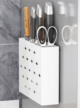 磁吸刀架壁挂式厨房2023新款磁铁磁性冰箱侧筷子筒刀具收纳置物架