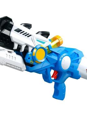 男孩水枪吹泡泡机喷水抽拉式大容量防漏儿童户外玩具枪生日礼物
