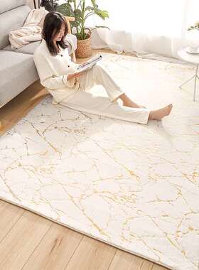 现代简约卧室加厚毛绒地毯 客厅沙发防滑脚垫房间满铺地垫大面积