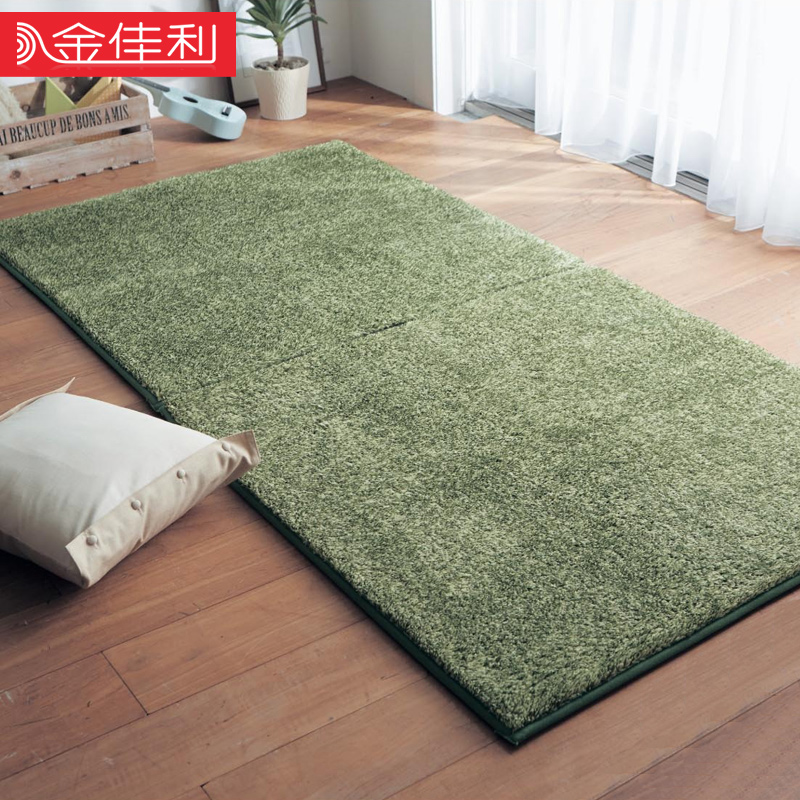 地毯卧室满铺全屋房间拼接w客厅防滑家用榻榻米垫子毛毯床边地垫