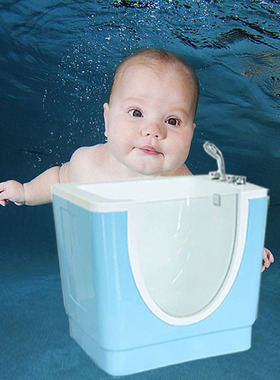 定制婴儿童游泳池馆宝宝浴缸恒温洗澡盆家用亚克力商用母婴店设备