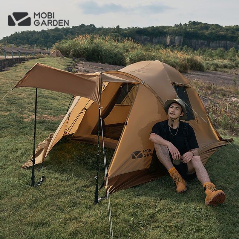 专业户外露营帐篷防雨防风空调便携式可移动折叠拖车超豪华蒙古包