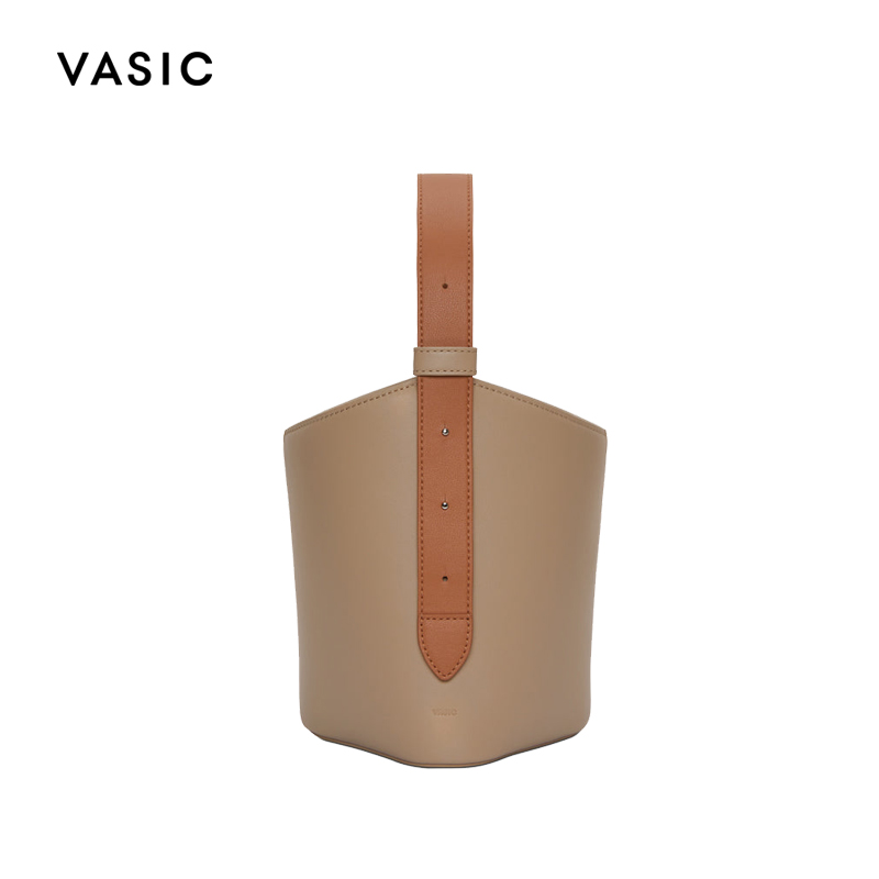 VASIC秋冬新款 牛皮 Mary 手提桶包手腕包宴会通勤包