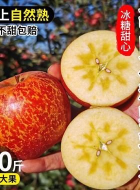 大凉山丑苹果8.5斤冰糖心苹果新鲜水果当季整箱盐源四川红富士10