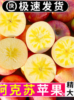 新疆阿克苏冰糖心苹果水果10斤新鲜红富士新鲜当季丑萍果整箱大果