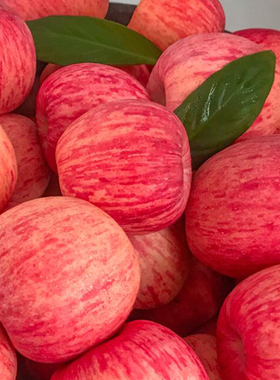 甜烟台5红富士10新鲜季脆苹果苹果栖霞批斤当季现水果斤整箱