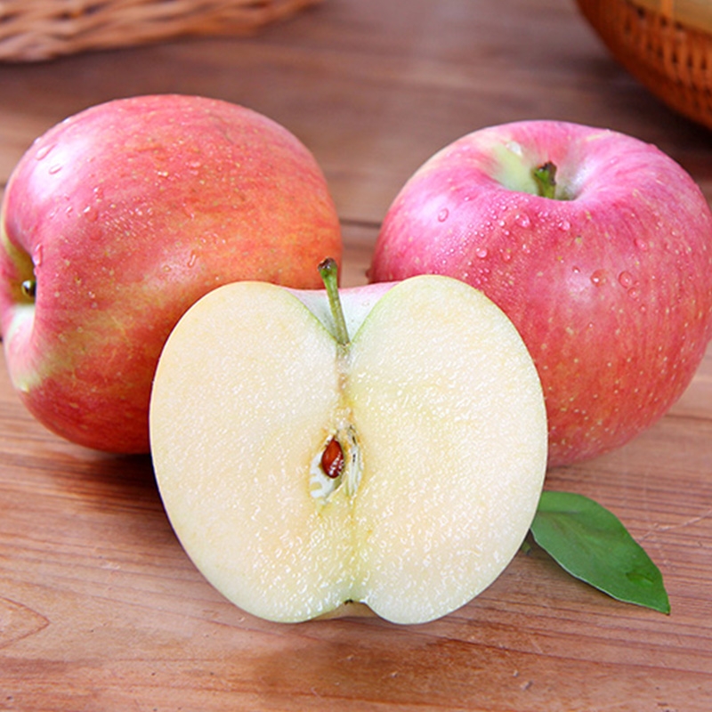 红富士苹果水果脆甜冰糖心丑苹果新鲜时令水果整箱水果