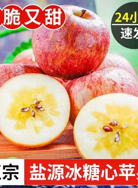 大凉山盐源丑苹果新款送礼新鲜水果礼盒装冰糖心苹果脆甜十斤整箱