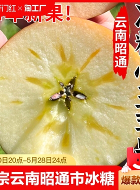 正宗云南昭通市丑苹果冰糖心苹果新鲜水果当季整箱红富士萍果10