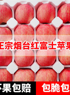 山东烟台苹果红富士新鲜萍果水果非冰糖心平果80果5斤包邮