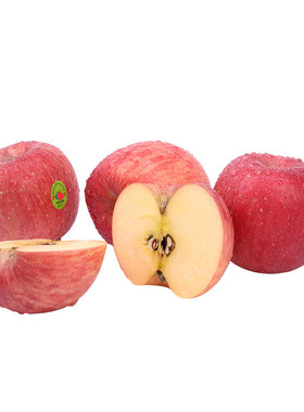 华圣陕西苹果4粒装果脆水分足个大清甜清香蜜汁当季新鲜水果