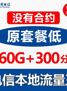 电信流量卡纯流量上网卡电信卡5g手机电话卡不线限速通用广州广东