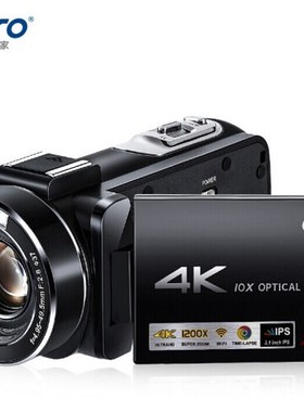 AC7摄像机专业直播摄影机手持录像机4K高清数码dv婚庆vlog短视频