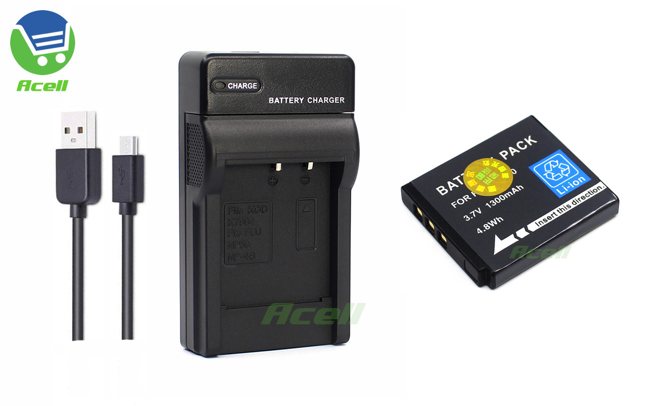 适用于 PENTAX宾得Q Q10 Q7 D-LI122 Q-S1相机电池+USB充电器