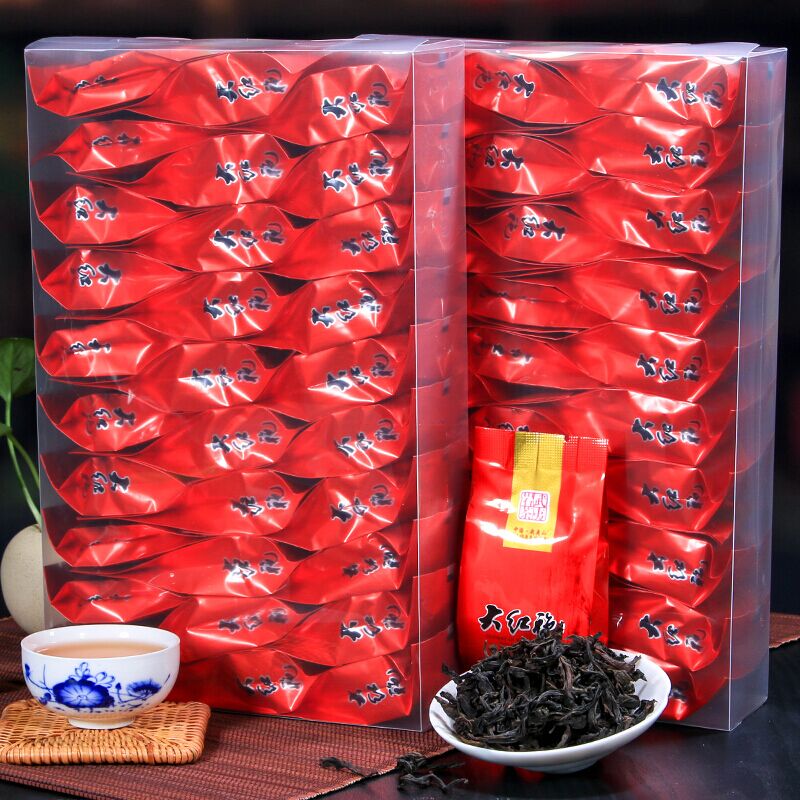 武夷山岩茶大红袍茶叶肉桂水仙 特级正宗武夷山散装礼盒500g袋装