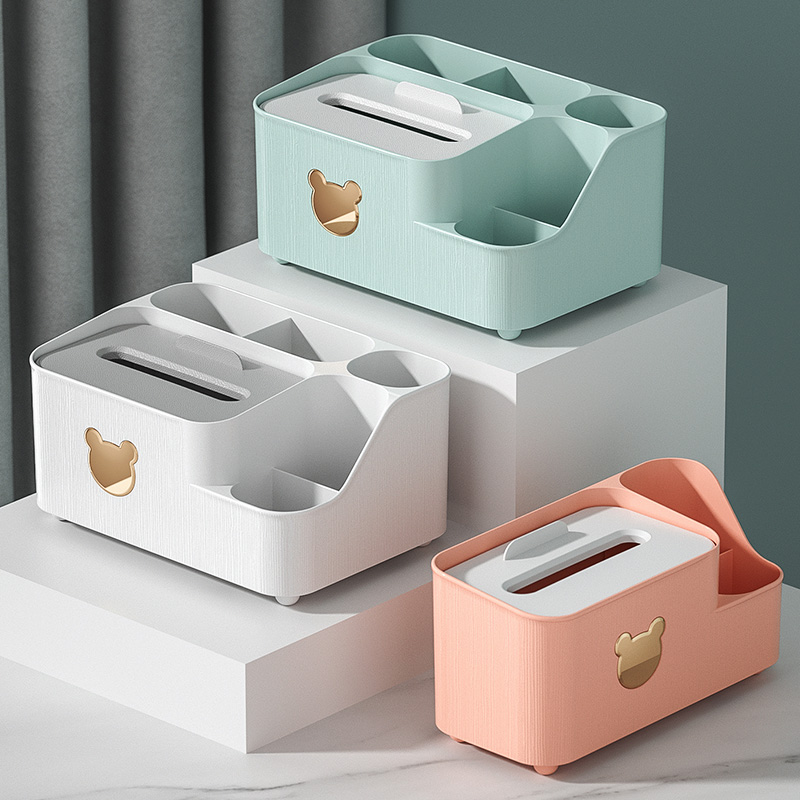 纸巾盒客厅家用多功能茶几收纳盒餐厅厨房纸抽盒轻奢高级感抽纸盒