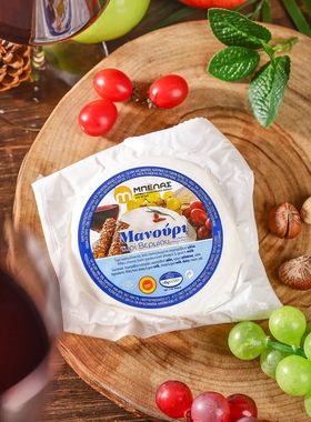 希腊进口贝拉斯曼努里羊奶凝乳酪P.D.O宝宝辅食健康营养早餐天然