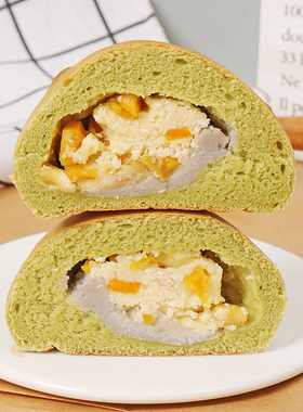 【椰芒斓斓米】橡木盾大米面包夹心欧包斑斓代早餐手作健康饱腹