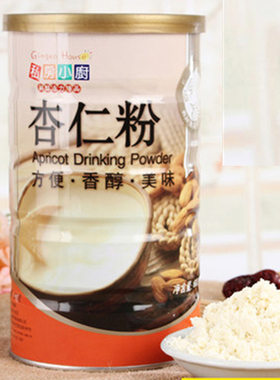 台湾品牌私房小厨 杏仁粉600克 不含植物脂末 喝出白肤美健康养生