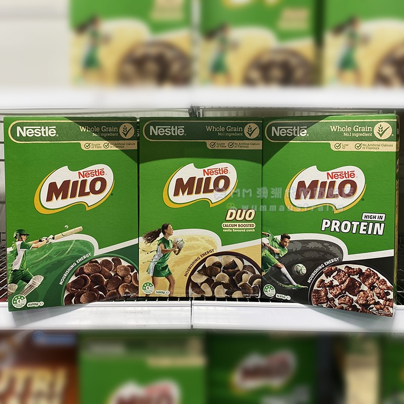 澳洲雀巢美禄Nestle Milo麦片巧克力味健康营养谷物即食早餐直邮