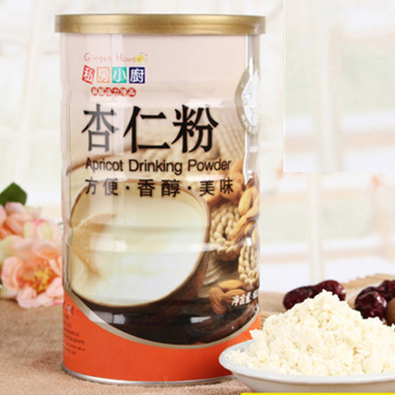 台湾品牌私房小厨 杏仁粉600克 不含植物脂末 喝出白肤美健康养生