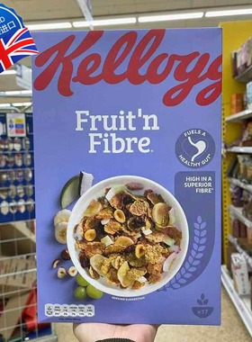 苏州现货 英国Kellegg's Fruit 家乐氏全麦水果纤维麦片健康早餐
