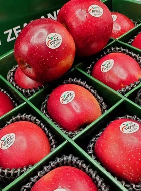 新西兰红玫瑰苹果 高档水果礼盒 进口苹果 送礼佳品 12礼盒颗装