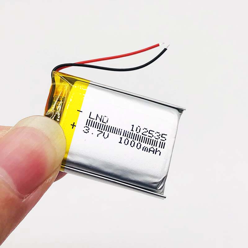 3.7V聚合物锂电池102535 1000毫安美容仪 医疗产品 点读笔充电