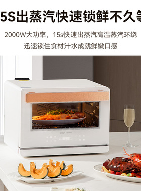 新款卡士烤箱730蒸烤箱家用台式多功能大容量风炉电蒸箱蒸烤炸