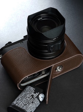 手工原创 真皮徕卡Q3保护套Leica Q3相机包q3皮套手柄配件底座壳