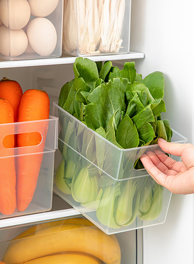 冰箱侧门收纳盒食品级保鲜冷冻专用厨房水果蔬菜鸡蛋肉类储物盒