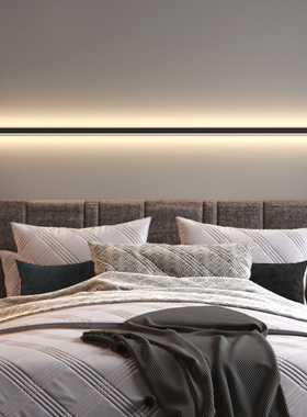 极简led长条壁灯卧室床头灯现代简约北欧轻奢壁灯客厅酒店墙壁灯
