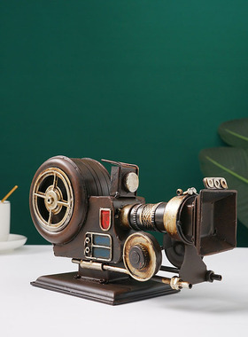 摄像机老式放映机模型摄影机道具8090年代怀旧物件复古工业风摆件