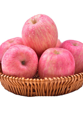 新鲜苹果山东烟台红富士水果5斤包邮脆甜苹果特价农产品冰糖心