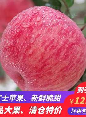 山东红富士苹果水果新鲜当季整箱烟台栖霞苹果10斤价精品
