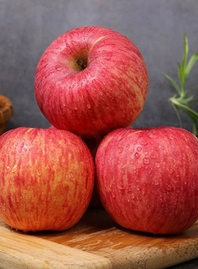 【数乡宝藏】山东烟台红富士苹果8.5斤水果新鲜应当季苹果整箱a