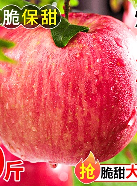 烟台红富士苹果水果新鲜当季整箱10斤山东栖霞脆甜冰糖心丑平安果