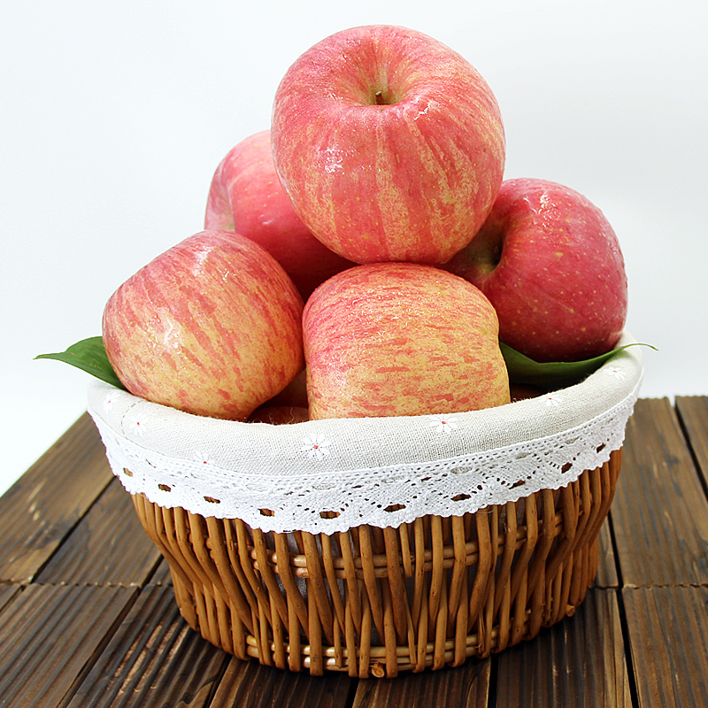 山东烟台红富士苹果当季新鲜水果酸甜脆整箱9斤装包邮