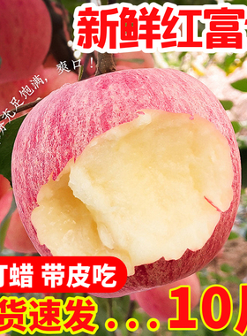 苹果水果新鲜10斤陕西红富士丑苹果冰糖心脆甜批5现季当季一整箱
